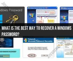Effective Strategies for Windows Password Recovery