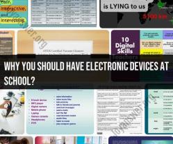 Electronic Devices at School: The Case for Educational Tools