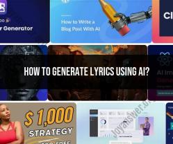 Elevate Your Songwriting with AI: Generating Lyrics Made Easy