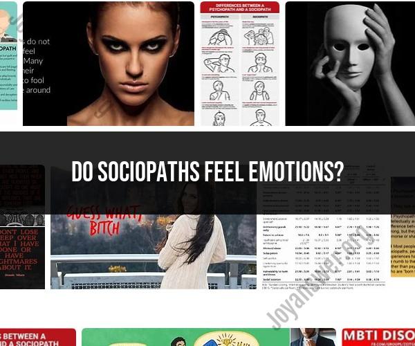 Emotions in Sociopaths: Understanding the Complexities