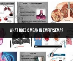 Emphysema and the "C" Classification: Grading the Severity of Emphysema