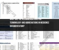 Ensuring Clarity: Guidelines for Terminology and Abbreviations in Medicines Documentation