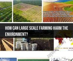 Environmental Impact of Large-Scale Farming