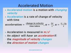 Equations for Calculating Velocity Change