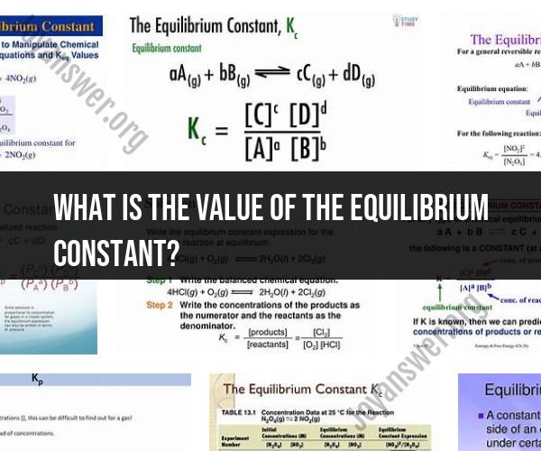 Equilibrium Constant Unveiled: Significance and Calculation
