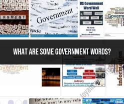 Essential Government Terminology: Exploring Key Words