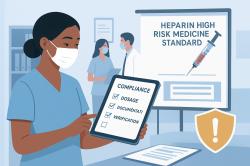Evaluating Compliance with the Heparin High-Risk Medicine Standard