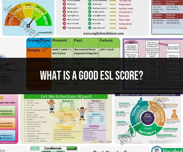 Evaluating ESL Proficiency: What Constitutes a Good ESL Score?