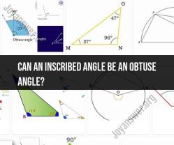 Examining Obtuse Inscribed Angles: Geometric Possibilities