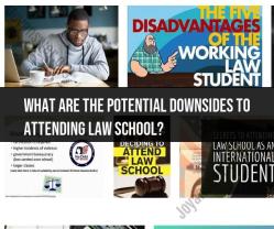 Examining the Potential Downsides of Attending Law School: Considerations to Keep in Mind