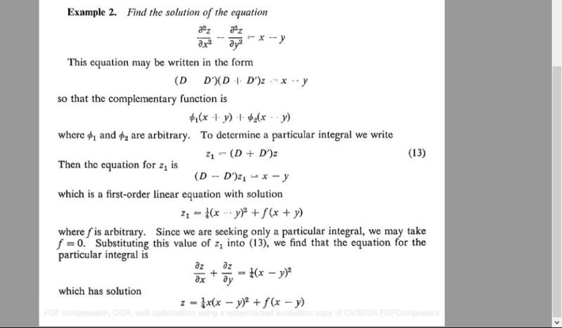 Example of First-Order Differential Equation: Mathematical Instance