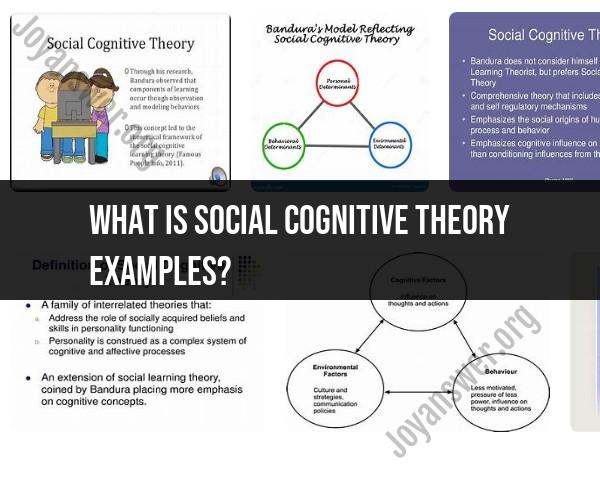 Examples of Social Cognitive Theory in Practice