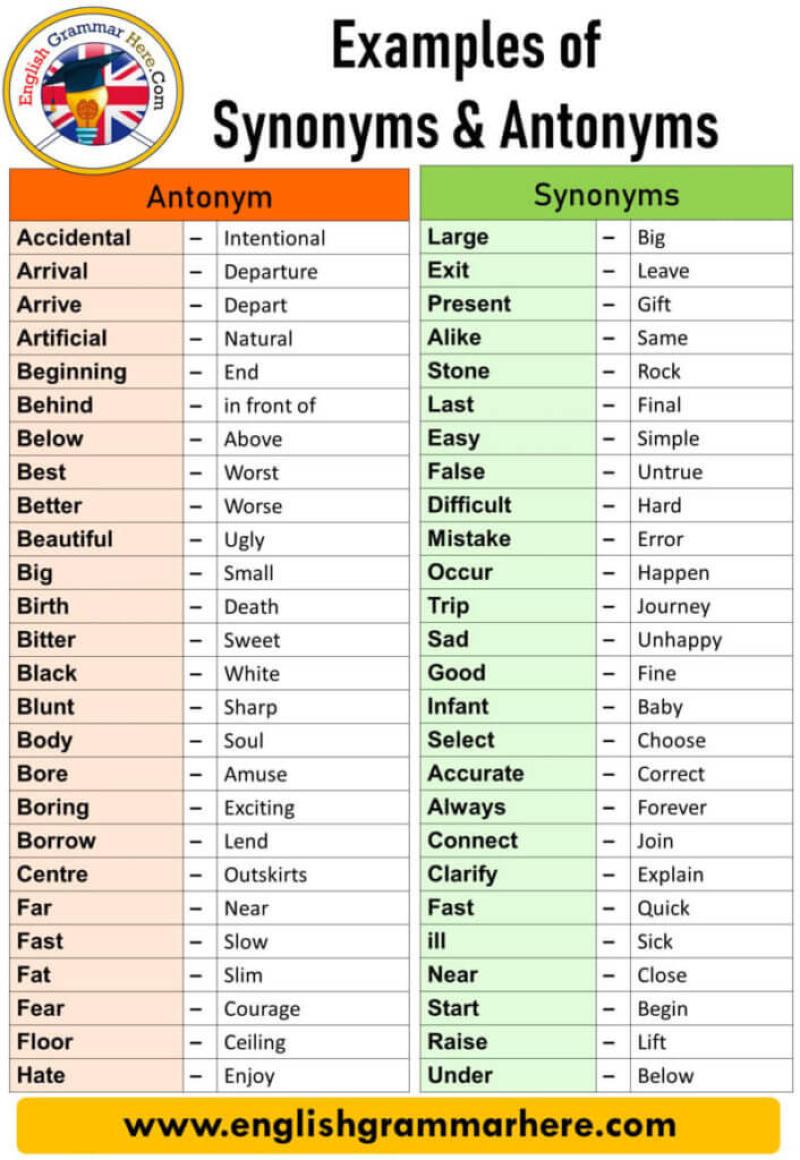 Explaining "Antonyms": Word Meaning and Significance