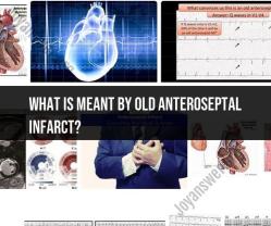 Explaining "Old Anteroseptal Infarct" in Medical Terms