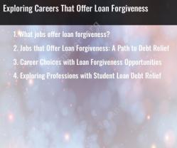 Exploring Careers That Offer Loan Forgiveness