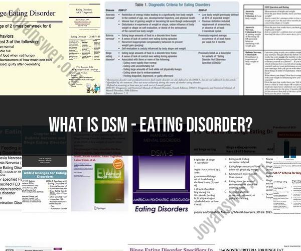 Exploring Eating Disorders in the DSM