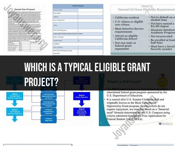 Exploring Eligible Grant Projects: Typical Scenarios