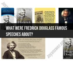 Exploring Frederick Douglass's Famous Speeches