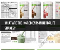 Exploring Herbalife Shake Ingredients for a Healthier Lifestyle