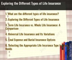 Exploring the Different Types of Life Insurance