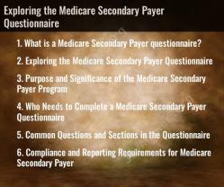 Exploring the Medicare Secondary Payer Questionnaire