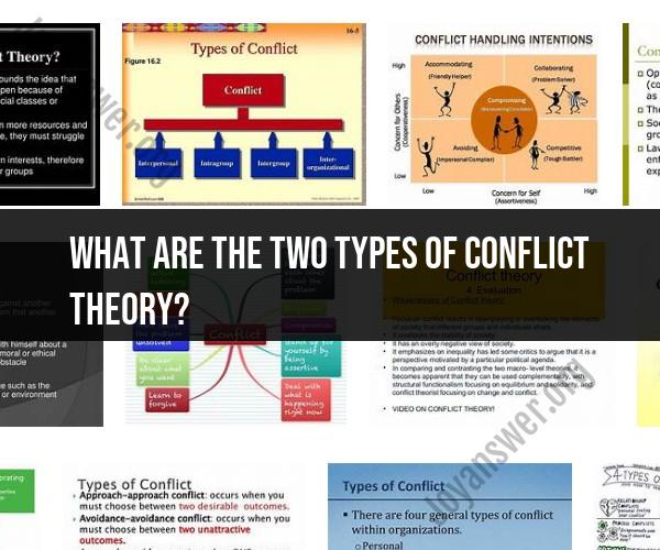 Exploring the Types of Conflict Theory