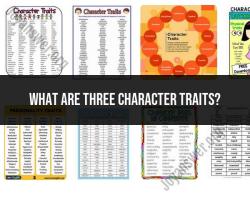 Exploring Three Character Traits: Insights and Examples