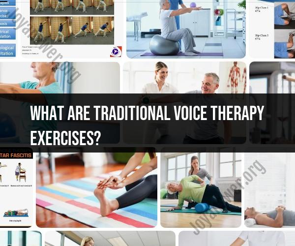 Exploring Traditional Voice Therapy Exercises