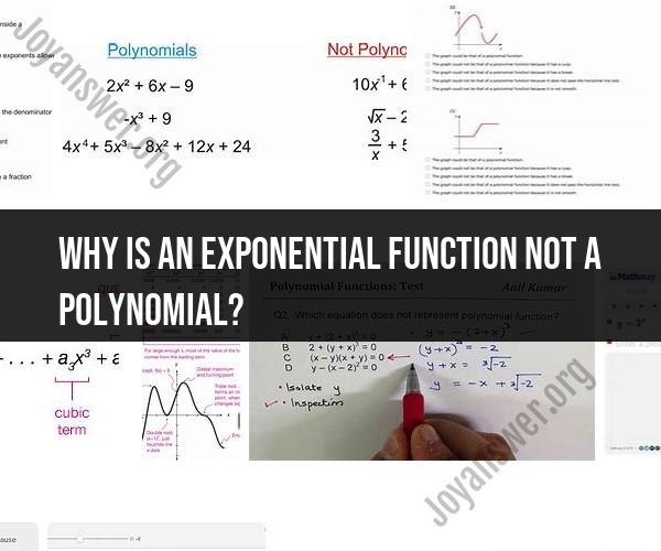 Exponential Functions vs. Polynomials: Mathematical Comparison
