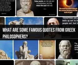 Famous Quotes from Greek Philosophers: Insights and Wisdom