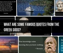 Famous Quotes from the Greek Gods: Wisdom of Mythology