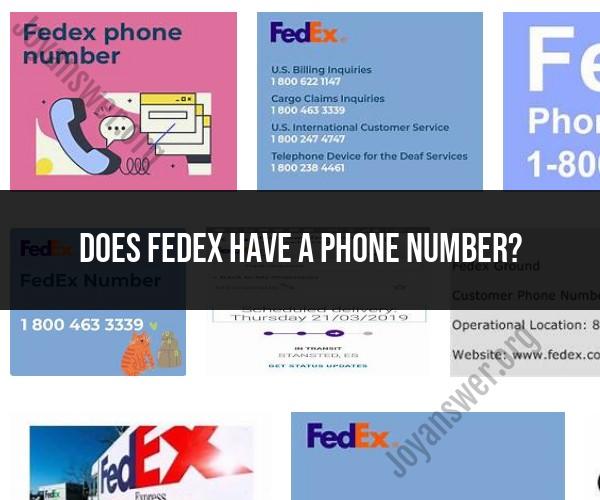 FedEx Phone Number: Contacting FedEx Support