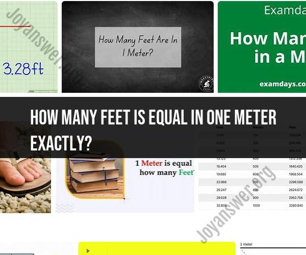 Feet to Meters Conversion: Distance Equivalence