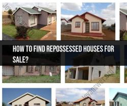 Finding Repossessed Houses for Sale: Tips and Resources