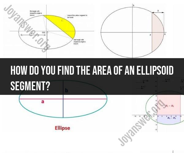 Finding the Area of an Ellipsoid Segment: Geometric Calculation