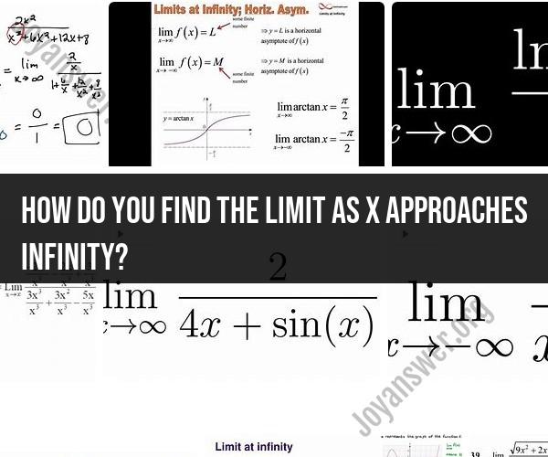 Finding the Limit as x Approaches Infinity: Calculus Concept