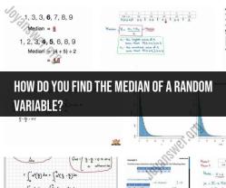 Finding the Median of a Random Variable: Statistical Procedure