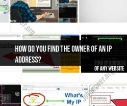 Finding the Owner of an IP Address: Investigative Techniques