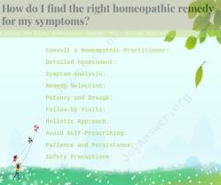 Finding the Right Homeopathic Remedy: Personalized Approach