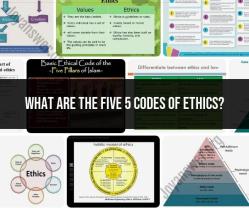Five Codes of Ethics: Ethical Principles
