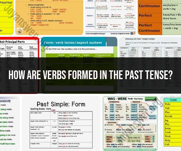 Forming Verbs in the Past Tense: A Language Guide