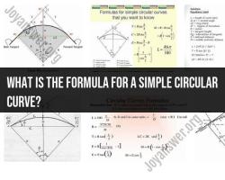 Formula for a Simple Circular Curve: Engineering Insights