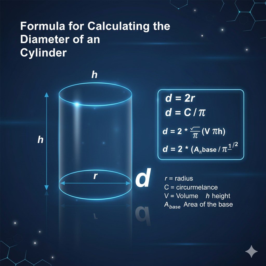 Formula for Calculating the Diameter of a Cylinder