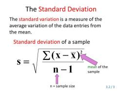 Formula for Finding Standard Deviation: Statistical Calculation