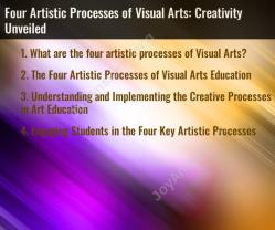 Four Artistic Processes of Visual Arts: Creativity Unveiled