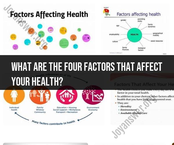 Four Factors Affecting Your Health: Health Determinants