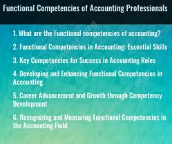 Functional Competencies of Accounting Professionals