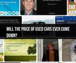 Future Trends in Used Car Prices: Will They Decrease?