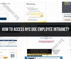 Gaining Access to the NYC DOE Employee Intranet
