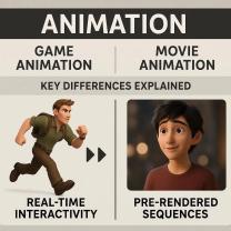 Game Animation vs. Movie Animation: Key Differences Explained